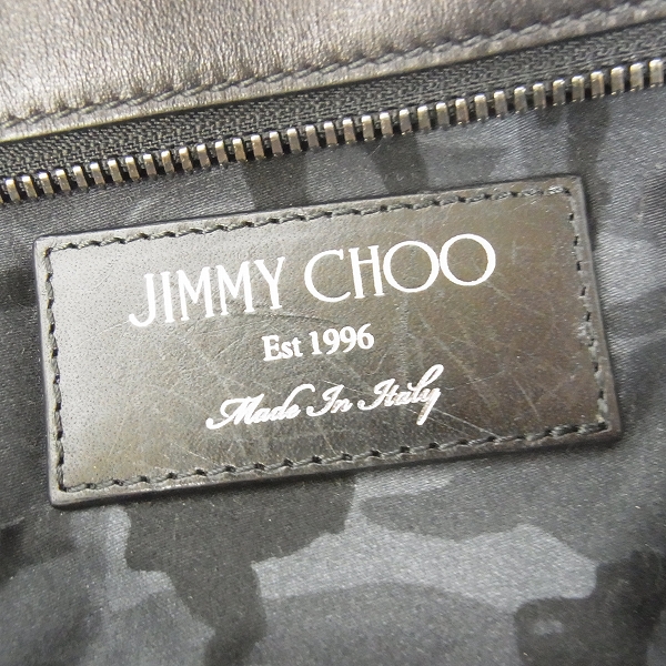 実際に弊社で買取させて頂いたJIMMY CHOO/ジミーチュウ スターエンボス ボディバッグの画像 6枚目