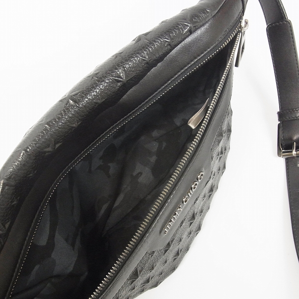 実際に弊社で買取させて頂いたJIMMY CHOO/ジミーチュウ スターエンボス ボディバッグの画像 3枚目