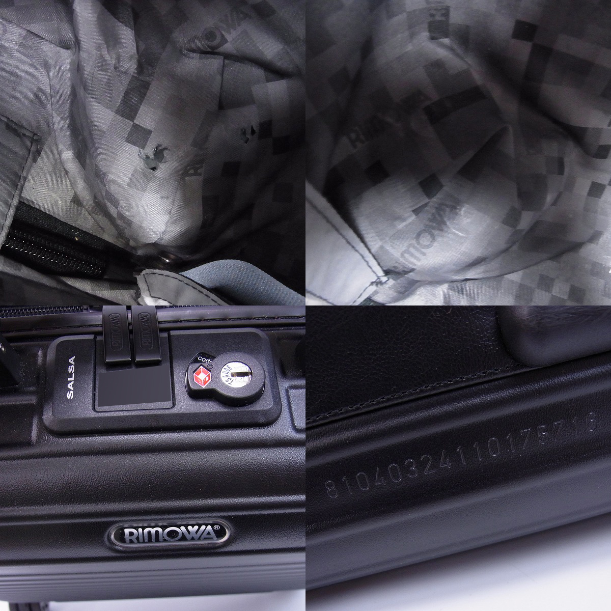 実際に弊社で買取させて頂いたRIMOWA/リモワ SALSA/サルサ キャリーケース 4輪/810.40/29Lの画像 3枚目