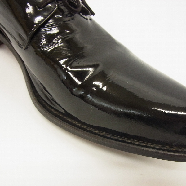 実際に弊社で買取させて頂いたHIROMU TAKAHARA/ヒロムタカハラ エナメル レザー シューズ/42.5の画像 6枚目