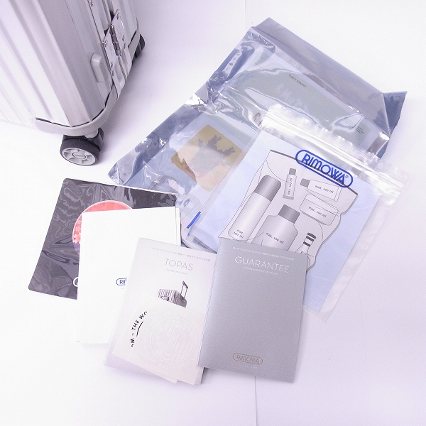 実際に弊社で買取させて頂いたRIMOWA/リモワ TOPAS/トパーズ キャリーバック/スーツケース 4輪/マルチホイール 32L 923.52 の画像 8枚目