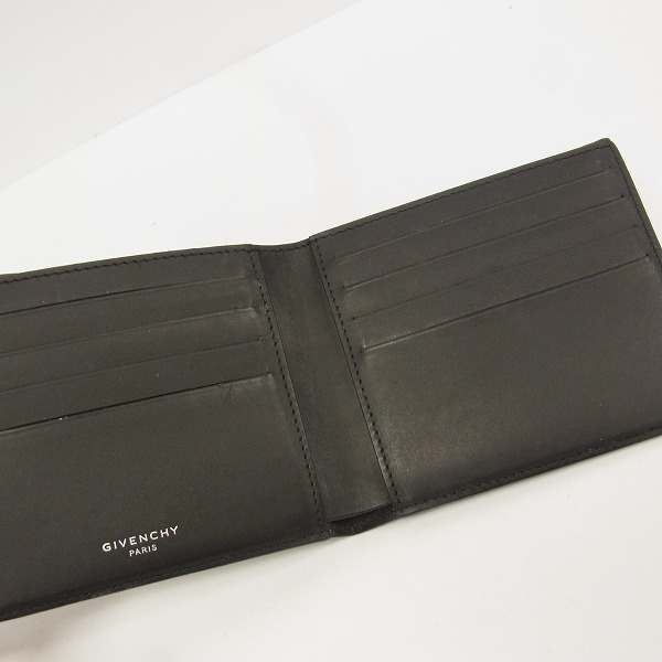 実際に弊社で買取させて頂いたGIVENCHY/ジバンシー Rottweiler/ロットワイラー  Bi-Fold/2つ折り 財布 カードケース/札入れの画像 4枚目