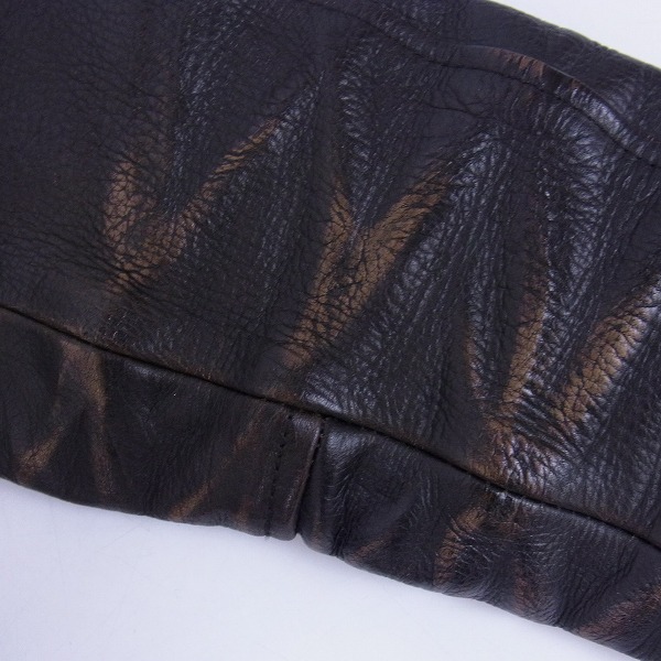 実際に弊社で買取させて頂いたACANTHUS/アカンサス 袖レザー切り替えし スタジャン/Sの画像 5枚目