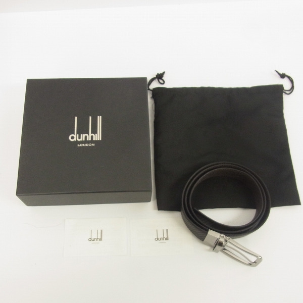 実際に弊社で買取させて頂いたdunhill/ダンヒル レザーベルト/バックル付きの画像 9枚目