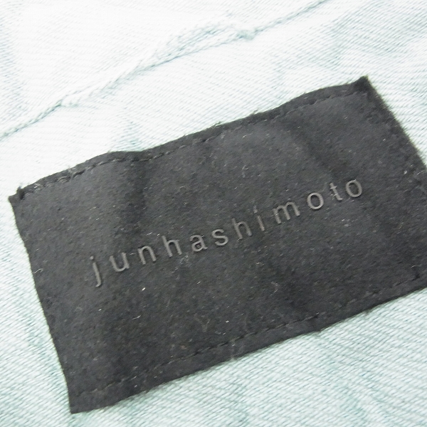 実際に弊社で買取させて頂いたjunhashimoto/ジュンハシモト シワ加工 ホック留め コットンシャツ ライトブルー/2の画像 2枚目