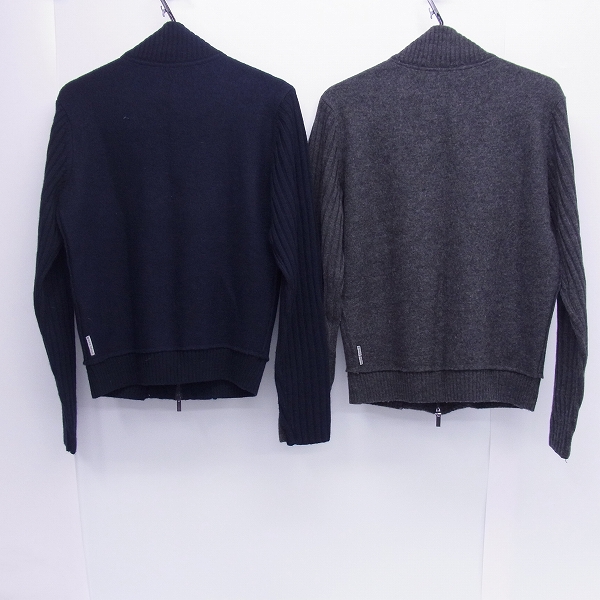 実際に弊社で買取させて頂いたARMANI JEANS/アルマーニジーンズ ジップアップニットブルゾン 2点セットの画像 1枚目
