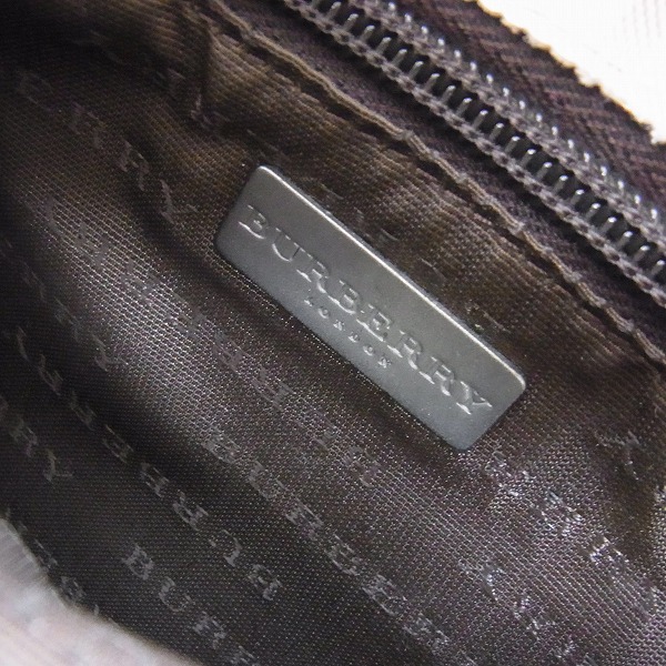 実際に弊社で買取させて頂いたBurberry LONDON/バーバリーロンドン ハンドバッグ  タータンチェック柄 PVCの画像 4枚目