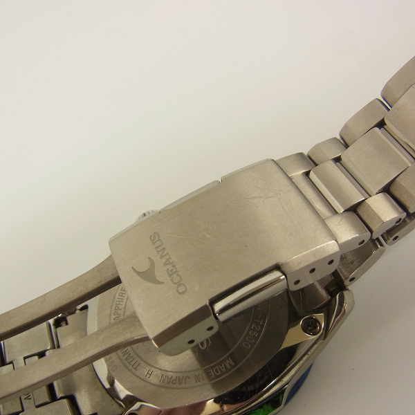 実際に弊社で買取させて頂いたCASIO OCEANUS/カシオ オシアナス ソーラー 電波時計 OCW-T2500C-7AJFの画像 5枚目