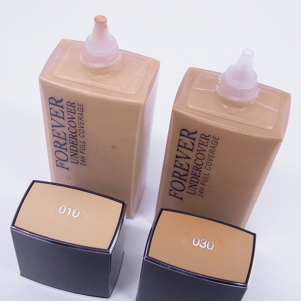実際に弊社で買取させて頂いたChristian Dior/ディオールスキン フォーエヴァー アンダーカバー 010/010/030 40ml 計3点セットの画像 5枚目
