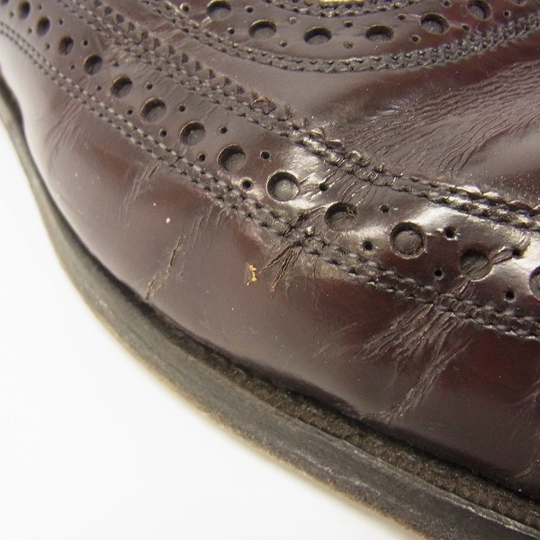 実際に弊社で買取させて頂いたALLEN EDMONDS/アレンエドモンズ マカリスター ウィングチップシューズ 6275/10Dの画像 7枚目