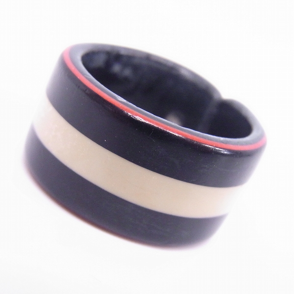 実際に弊社で買取させて頂いたDEROME BRENNER/デロームブレナー リング/指輪 ブラック/黒 17号