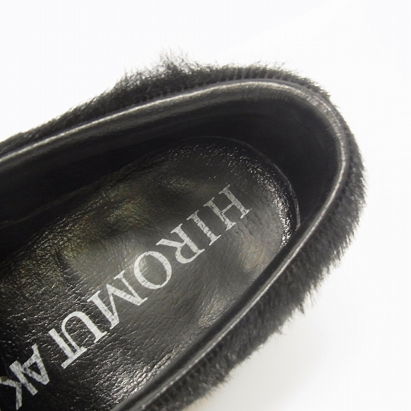 実際に弊社で買取させて頂いたHIROMU TAKAHARA/ヒロムタカハラ エナメル レザー シューズ/42.5の画像 4枚目