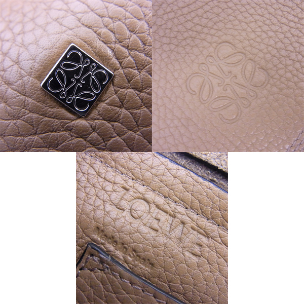 実際に弊社で買取させて頂いたLOEWE/ロエベ レザー ミリタリー メッセンジャーバッグ スモールの画像 5枚目