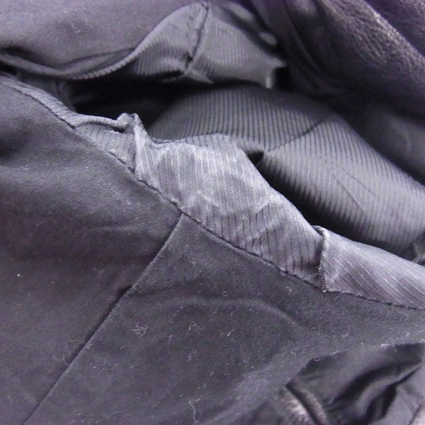 実際に弊社で買取させて頂いたjunhashimoto/ジュンハシモト レザー テーラードジャケット JKT013 WCF03/4の画像 6枚目