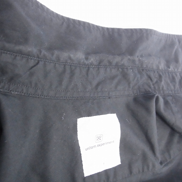 実際に弊社で買取させて頂いたUNIFORM EXPERIMENT/ユニフォームエクスペリメント TYPOGRAPHY REGULAR COLLAR SHIRT/1の画像 5枚目