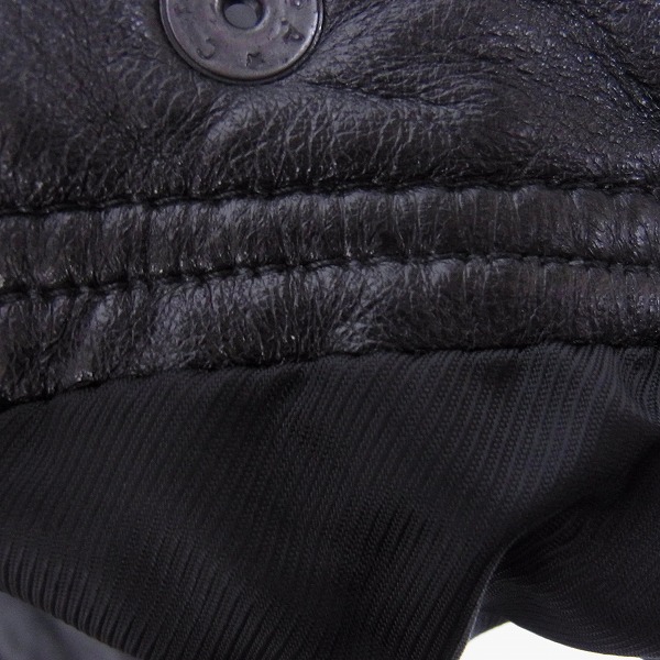 実際に弊社で買取させて頂いたARMANI EXCHANGE/アルマーニエクスチェンジ M-65型 レザージャケット/Mの画像 6枚目