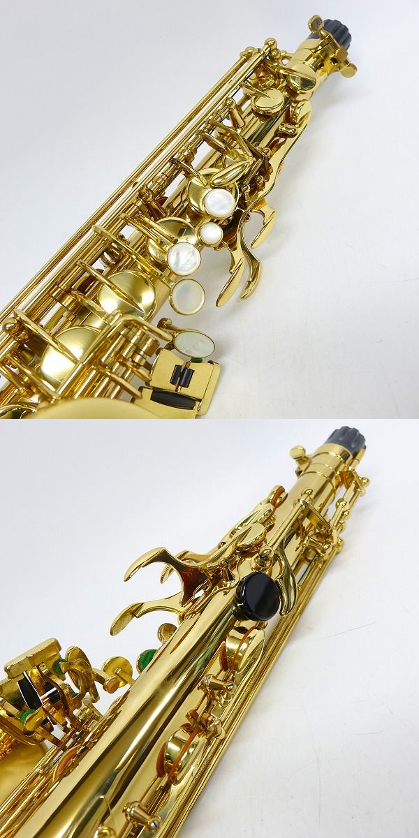 実際に弊社で買取させて頂いた【詳細不明】SELMER/セルマー アルトサックス SuperAction SA80 Serie Ⅱ MEYER 5Mマウスピース/不明リガチャー付きの画像 4枚目