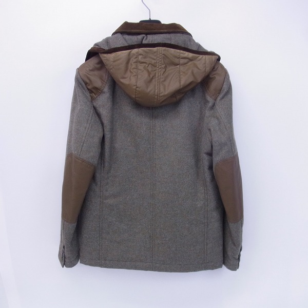 実際に弊社で買取させて頂いたC.P.COMPANY/シーピーカンパニー ウール混 コート/ジャケット CPU0324の画像 1枚目