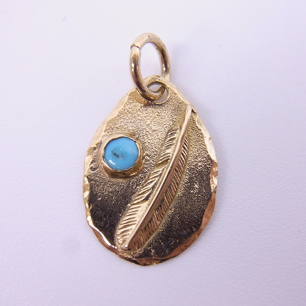 実際に弊社で買取させて頂いた【カスタム】ARIZONA FREEDOM/アリゾナフリーダム全金 K18 タタキ ペンダント/チャームの画像 1枚目