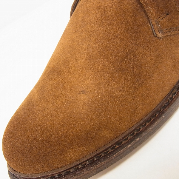 実際に弊社で買取させて頂いたAllen Edmonds/アレンエドモンズ DUNDEE/ダンディ SNUFF SUEDE/スウェード チャッカブーツ 1517/9.5Dの画像 6枚目