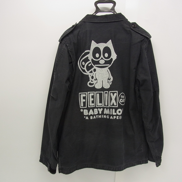 メンズ アベイシングエイプ A BATHING APE Felix the Cat XL