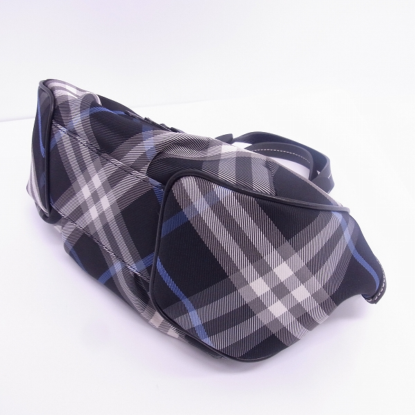 実際に弊社で買取させて頂いたBURBERRY BLUE LABEL/バーバリーブルーレーベル チェック柄 2way ハンドバッグの画像 2枚目