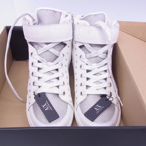 実際に弊社で買取させて頂いたARMANI EXCHANGE/アルマーニエクスチェンジ ハイカットスニーカー J6SH183/9の画像 8枚目