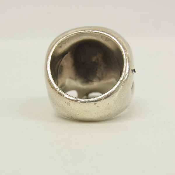 実際に弊社で買取させて頂いたCRAZY PIG/クレイジーピッグ　ラージエビルスカル リング シルバー/13号の画像 3枚目