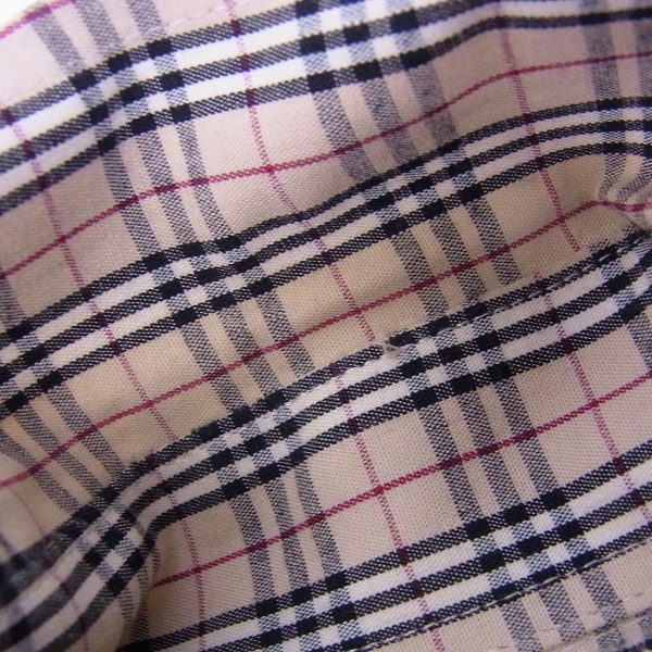 実際に弊社で買取させて頂いたBURBERRY LONDON/バーバリー  胸刺繍 バーバリーチェック柄 長袖シャツ/Mの画像 4枚目