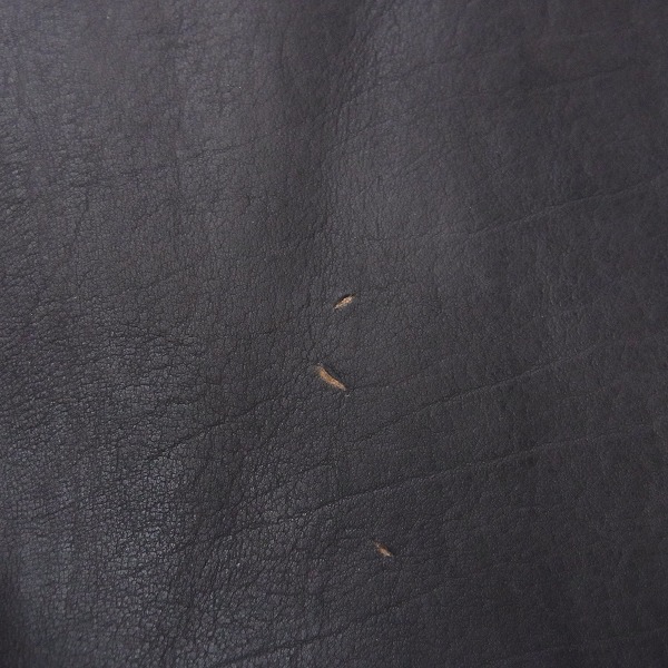 実際に弊社で買取させて頂いたBACKLASH/バックラッシュ カウレザー 半袖ジップシャツ 964-01/Lの画像 6枚目