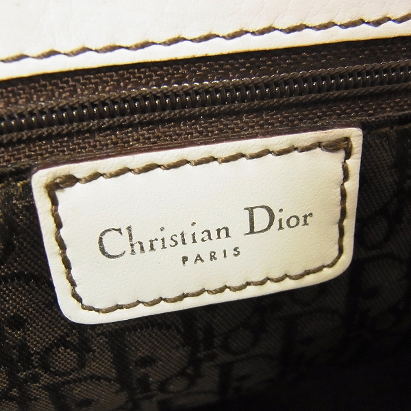 実際に弊社で買取させて頂いたChristian Dior/クリスチャンディオール レザーショルダーバッグの画像 4枚目