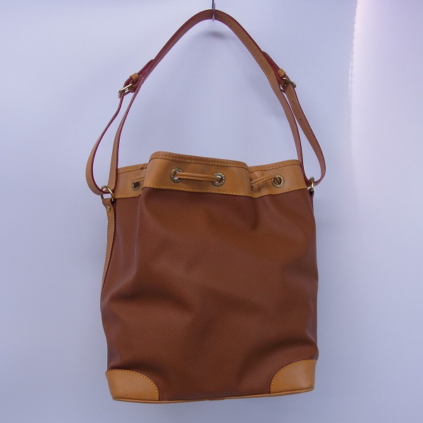 実際に弊社で買取させて頂いたHUNTING WORLD/ハンティングワールド 巾着 ワンショルダーバッグの画像 1枚目