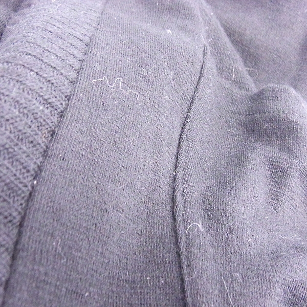 実際に弊社で買取させて頂いた【未使用】ato/アトウ カーディガン ブラック ウール 1ボタン AM14C-G01 46 の画像 7枚目