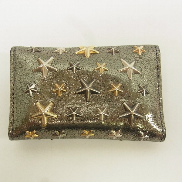 実際に弊社で買取させて頂いたJIMMY CHOO/ジミーチュウ スタッズ 6連キーケースの画像 1枚目
