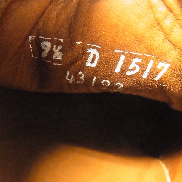 実際に弊社で買取させて頂いたAllen Edmonds/アレンエドモンズ DUNDEE/ダンディ SNUFF SUEDE/スウェード チャッカブーツ 1517/9.5Dの画像 5枚目