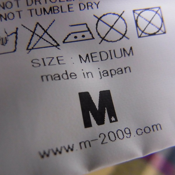 実際に弊社で買取させて頂いたM/エム コットン 長袖 チェックシャツ イエロー系/Mの画像 4枚目