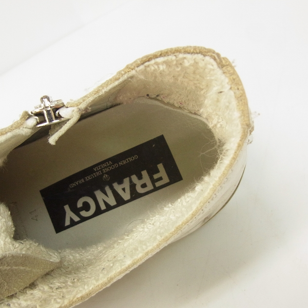 実際に弊社で買取させて頂いたLHP×GOLDEN GOOSE/エルエイチピー×ゴールデングース ハイカットスニーカー/41の画像 4枚目