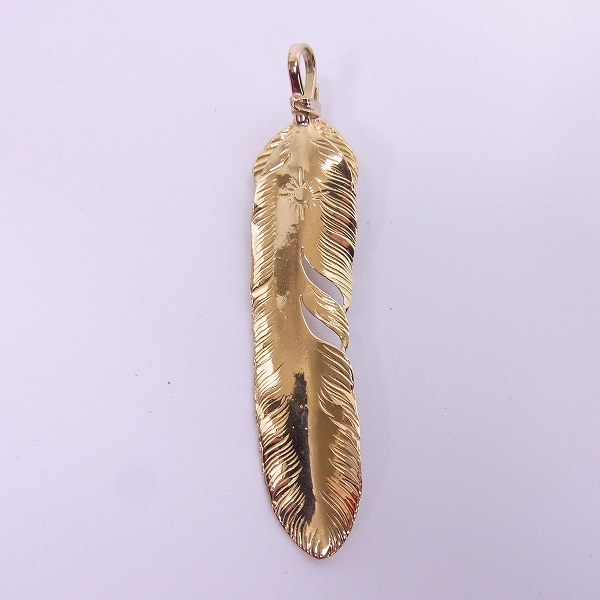 実際に弊社で買取させて頂いた【カスタム】ARIZONA FREEDOM/アリゾナフリーダム 全金 ターコイズ ハートフェザー ネックレス 左向きの画像 2枚目