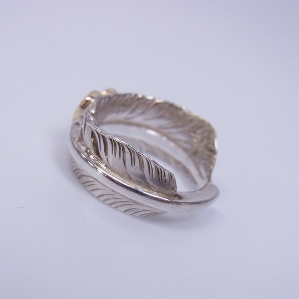 実際に弊社で買取させて頂いたARIZONA FREEDOM/アリゾナ フリーダム K18 ハート フェザーリング/8号の画像 2枚目