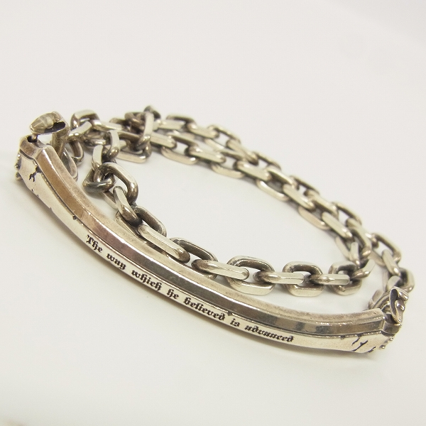 実際に弊社で買取させて頂いたDEAL DESIGN/ディールデザイン クラックビット ブレスレット