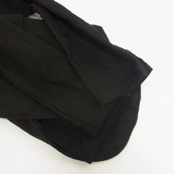 実際に弊社で買取させて頂いたM/エム 星柄/スター コットン テーラードジャケット/Mの画像 5枚目