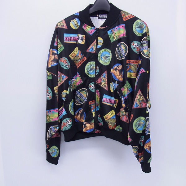 Hysteric glamour VACATION 総柄MA-1 ジャケット