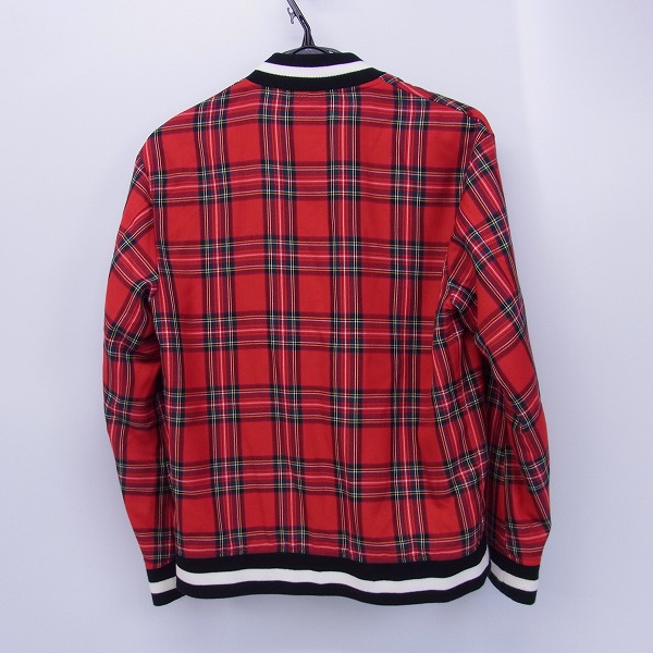 実際に弊社で買取させて頂いたEducation from Youngmachines MENS/デュケーション ヤングマシーン タータンチェックMA-1ジャケット/1の画像 1枚目