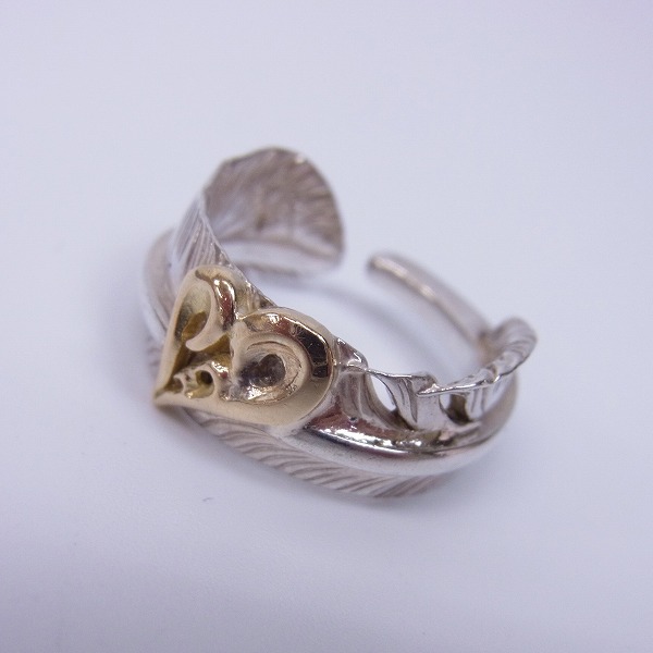 実際に弊社で買取させて頂いたARIZONA FREEDOM/アリゾナ フリーダム K18 ハート フェザーリング/8号