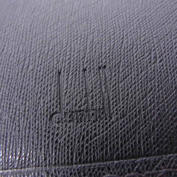 実際に弊社で買取させて頂いたdunhill/ダンヒル 二つ折り財布 ウォレット ブラックの画像 6枚目