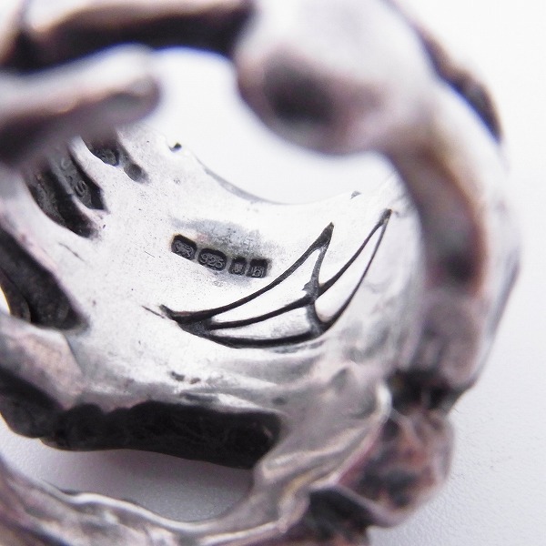 実際に弊社で買取させて頂いたCRAZY PIG/クレイジーピッグ BONE HAND/ボーンハンド リング/7-8.5号 の画像 3枚目