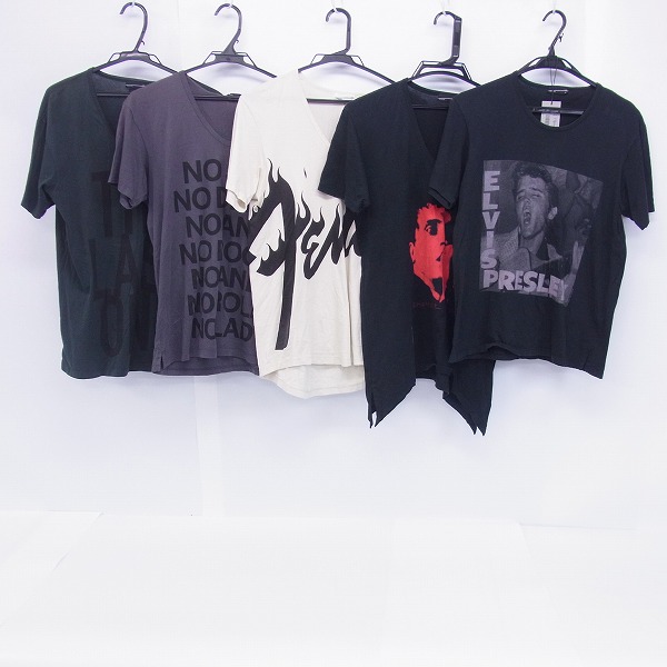 実際に弊社で買取させて頂いたLAD MUSICIAN/ラッドミュージシャン 英字/フォトプリント半袖カットソー 42 5点セット