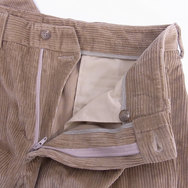 実際に弊社で買取させて頂いたHERTLING/ハートリング ハンドテーラード USA製 コーデュロイパンツ ベージュ/31の画像 2枚目