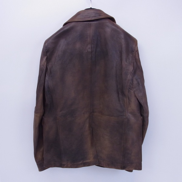 実際に弊社で買取させて頂いたC.P.COMPANY/シーピーカンパニー レザージャケット/50の画像 1枚目