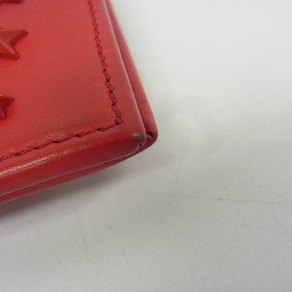 実際に弊社で買取させて頂いたJIMMY CHOO/ジミーチュウ ALBANY/アルバニー スタースタッズ 2つ折り財布/ウォレットの画像 8枚目